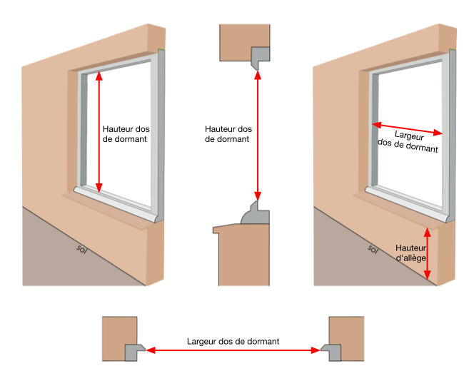 Prendre les dimensions d'une fenêtre pour une pose en rénovation